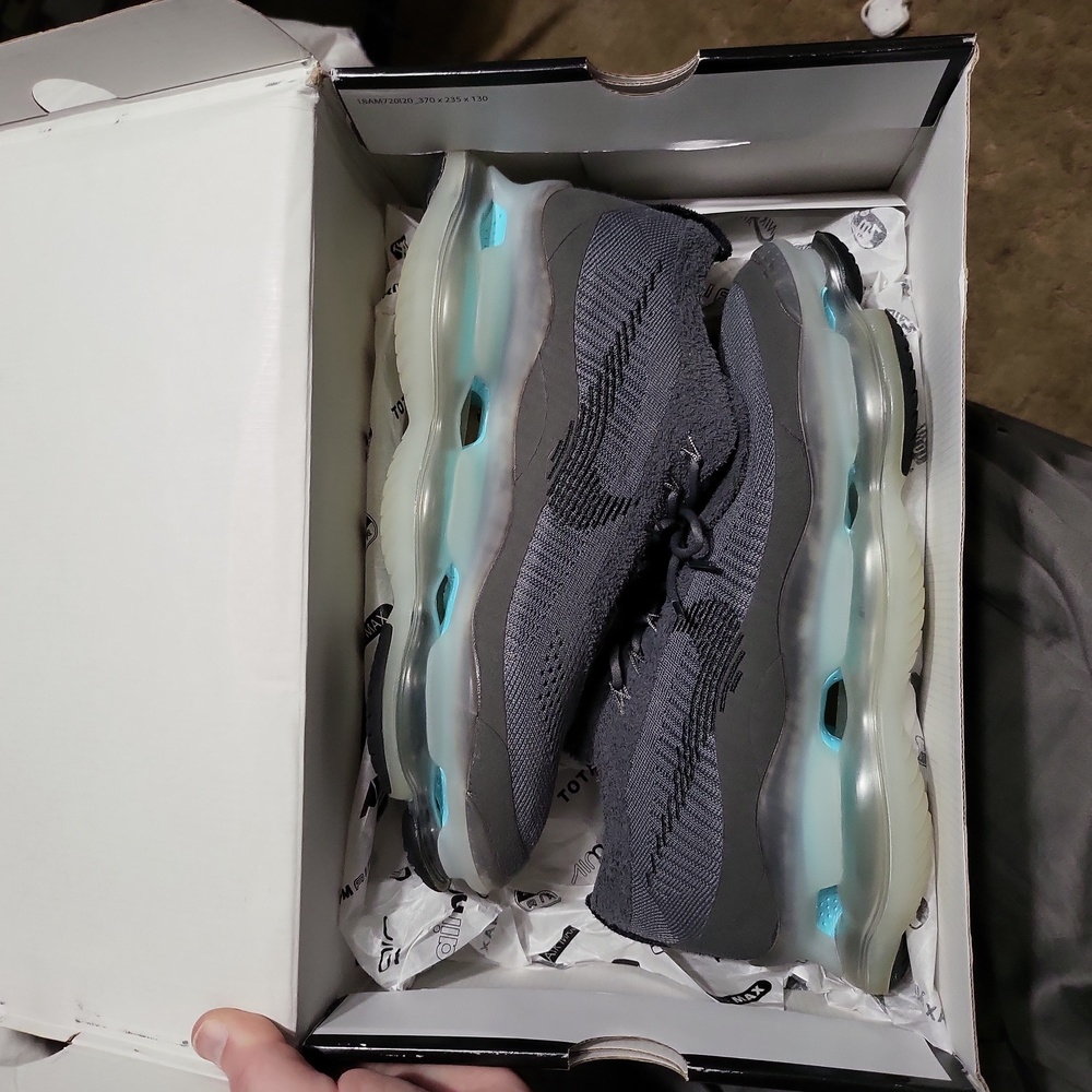 Nike Air Max Scorpion's, Colorway: Grey, Blue.  Size Men's US 11, EUR 45.